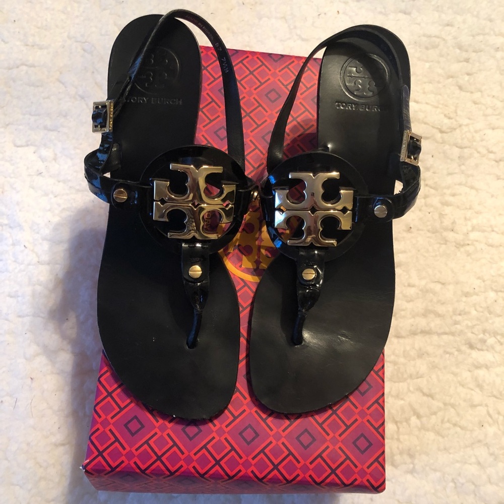 Tory Burch Patent Leather Sandals